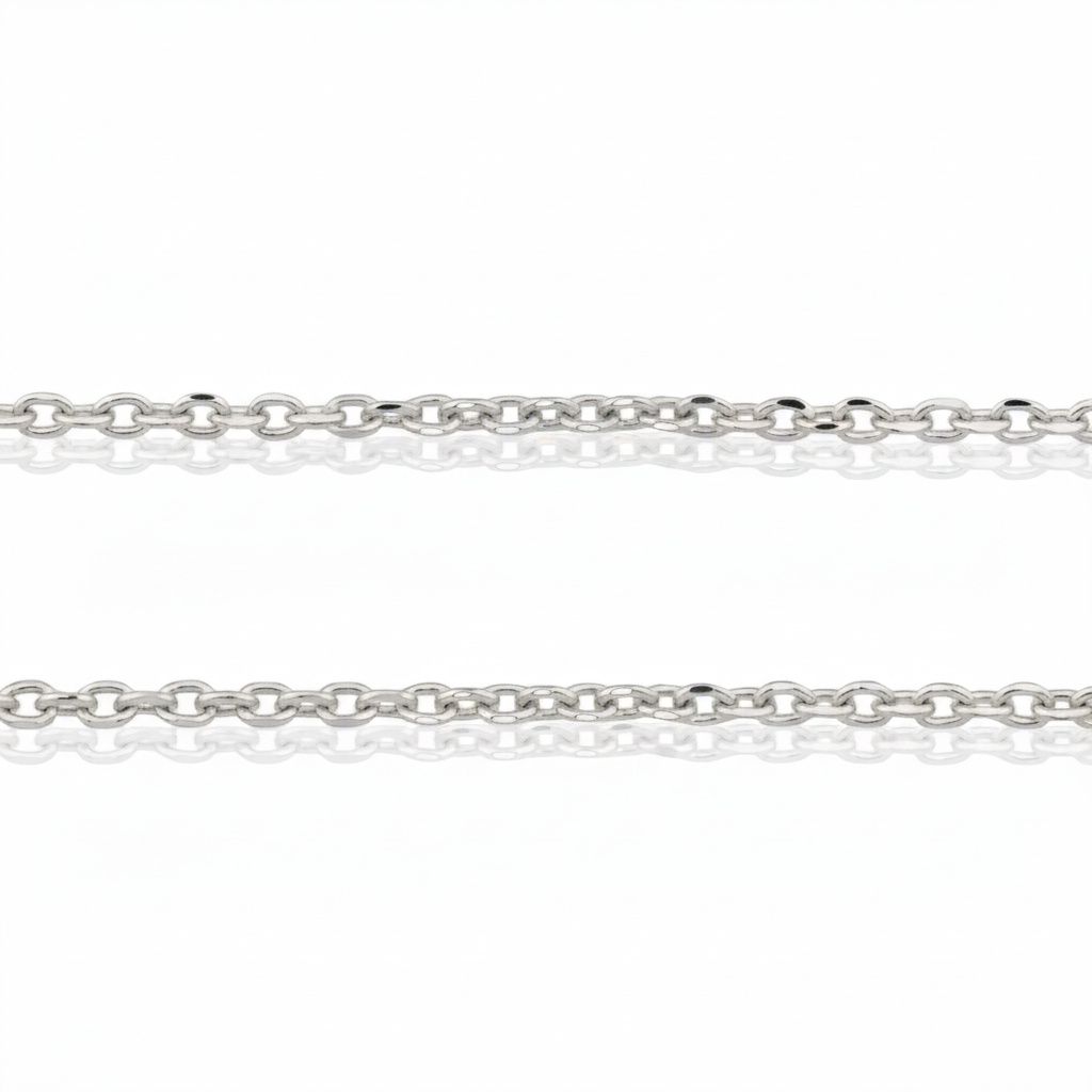 שרשרת זהב לבן רולו