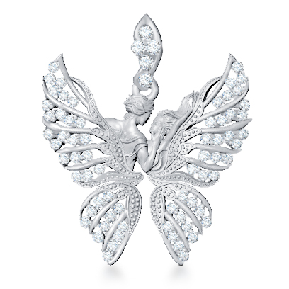 תליון זהב מודרני