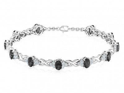 צמידים לאישה עם יהלומים שחורים