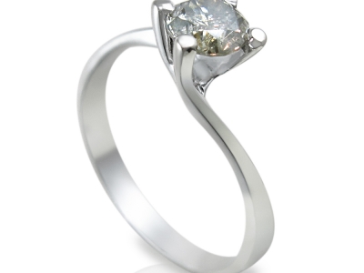 טבעת אירוסין מעוצבת עדינה