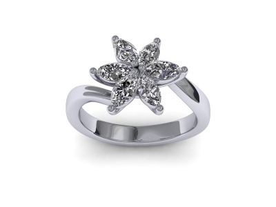 טבעת אירוסין יהלום 