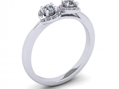 טבעת אירוסין עדינה