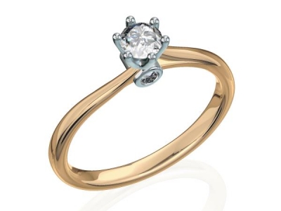 טבעת אירוסין עדינה