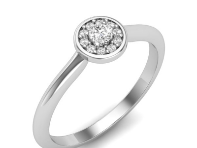 טבעת אירוסין עדינה