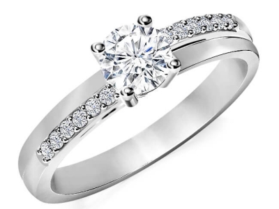 טבעת אירוסין קלאסית