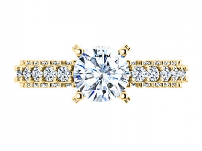 טבעת יהלום לאישה