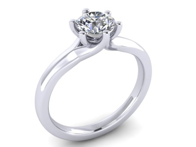 טבעת אירוסין סוליטר