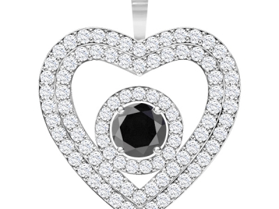 שרשרת יהלום שחור