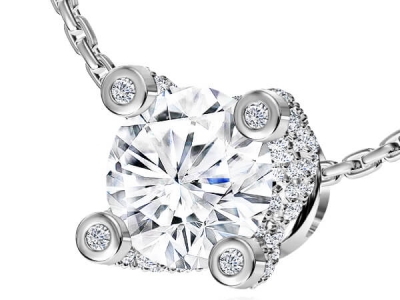 תליון יהלומים מעוצב 