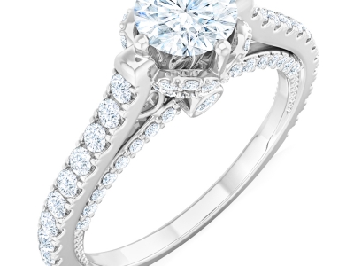 טבעות יהלומים בעיצוב וינטג'