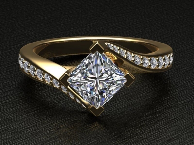 טבעת אירוסין פרינסס