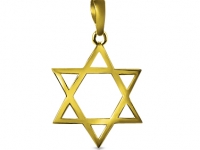 שרשרת מגן דויד זהב לגבר 