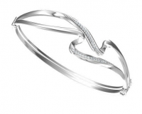 צמיד BANGLE משובץ יהלומים.