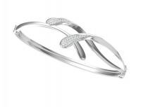 צמיד BANGLE משובץ יהלומים.