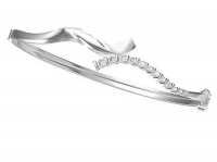 צמיד BANGLE משובץ יהלומים.