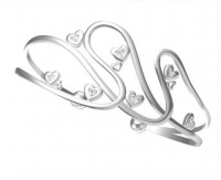 צמיד BANGLE משובץ יהלומים.