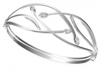 צמיד BANGLE משובץ יהלומים.