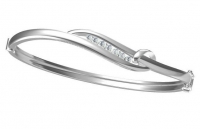 צמיד BANGLE משובץ יהלומים.