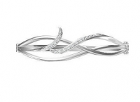 צמיד BANGLE משובץ יהלומים.
