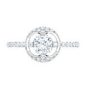 טבעת יהלומים לאישה 