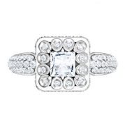 טבעת יהלומים לאישה 