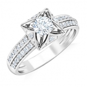 טבעת יהלומים לאישה 