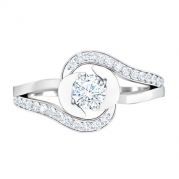 טבעת יהלומים לאישה 