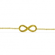 צמיד זהב בעיצוב אין סוף Infinity
