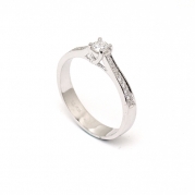 טבעת יהלום 0.17 קראט - UNIVERSE