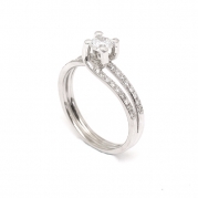 טבעת יהלום 0.17 קראט - "ORION"